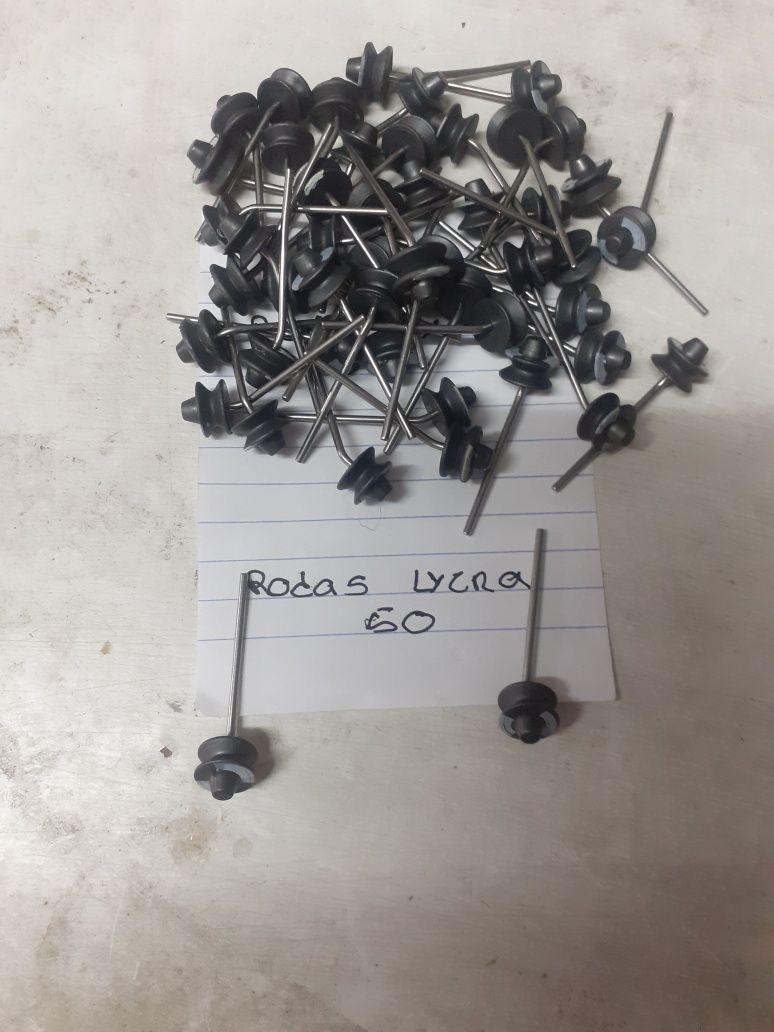 Rodanas para teares circulares rodinhas de lycra.