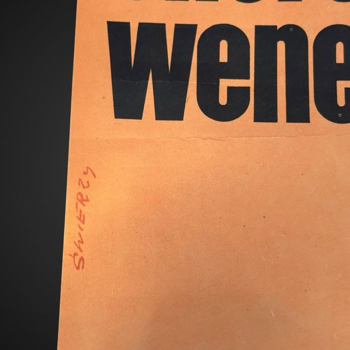 Plakat proj Waldemar Świerzy Alkohol stręczycielem chorób wenerycznych