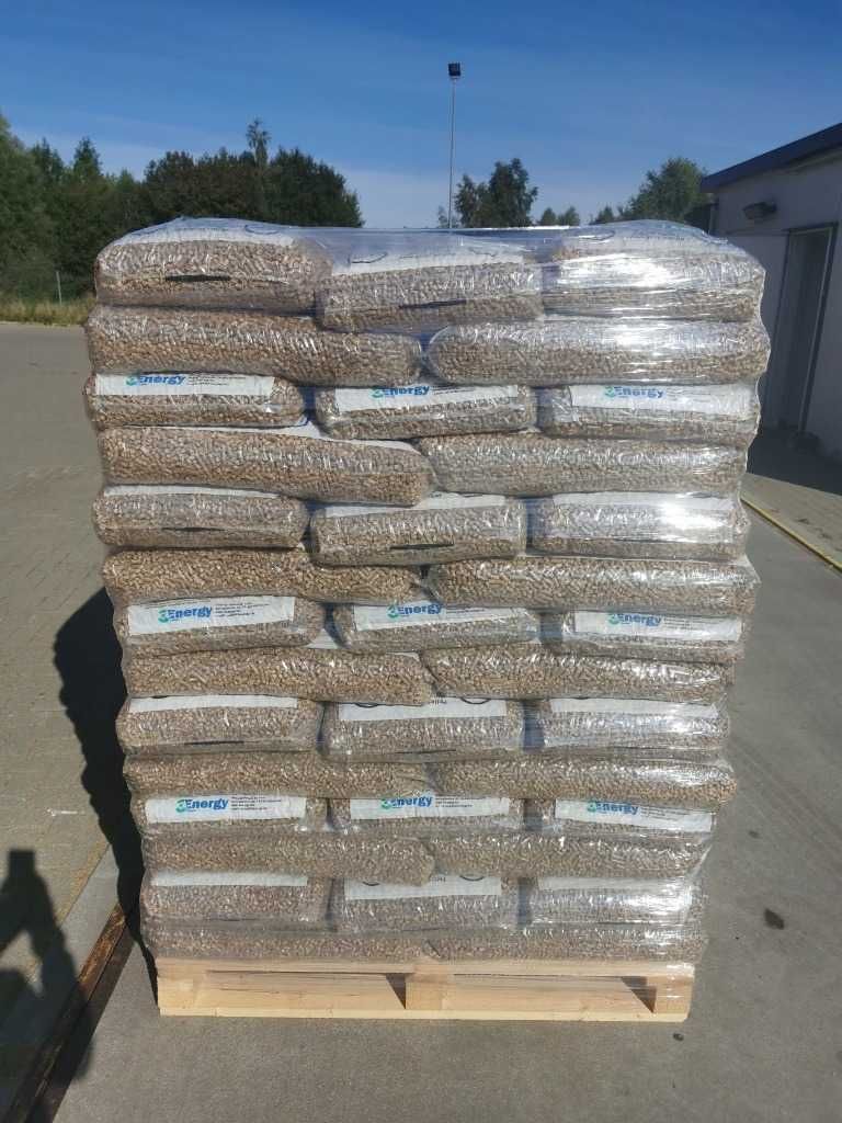 PELLET sosnowy pelet 15kg certyfikowany DIN + A1 dostawa GRATIS