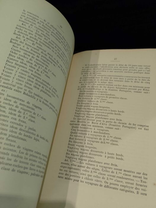 Documents Relatifs à la Concession de Cette Ligne (1884)