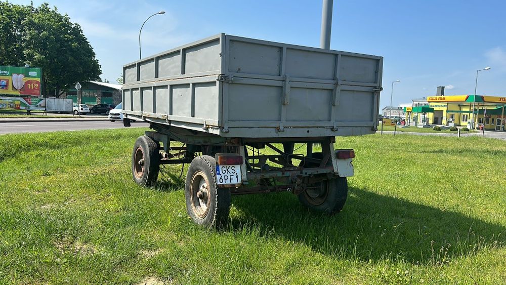 Przyczepa D47 wywrotka zarejestrowana ubezpieczona!