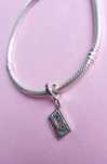 charms zawieszka srebro 925 kaseta vintage