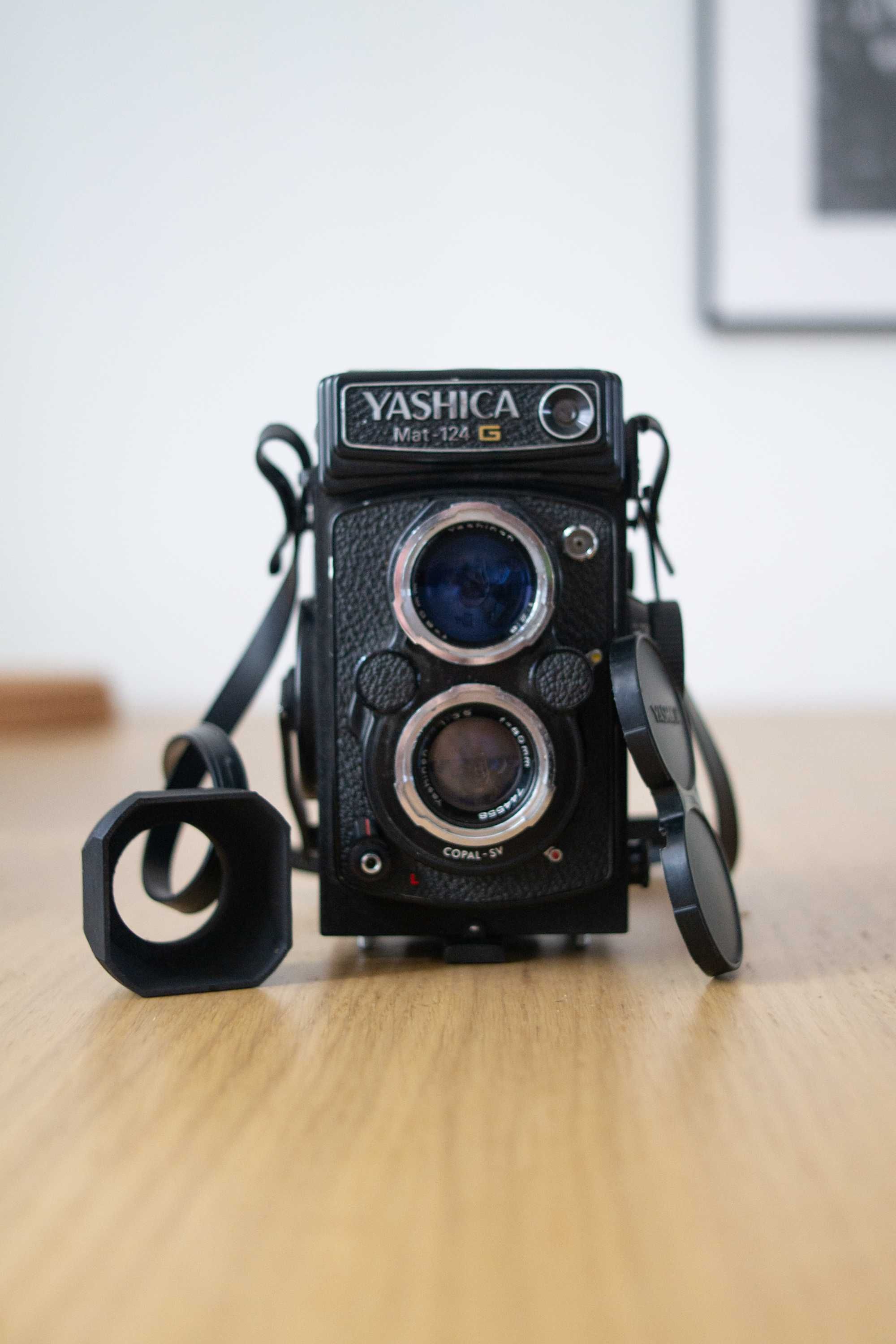 Yashica Mat-124G com caixa e acessórios - Câmera de médio formato