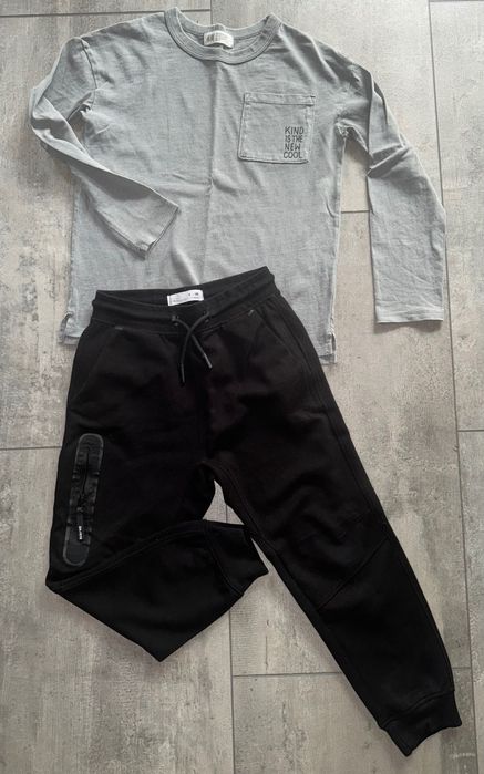 Bluzeczka 2sztuki Longsleeve H&M roz.122/128