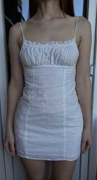 Красива котонова сукня жіноча, плаття міні PULL&BEAR
