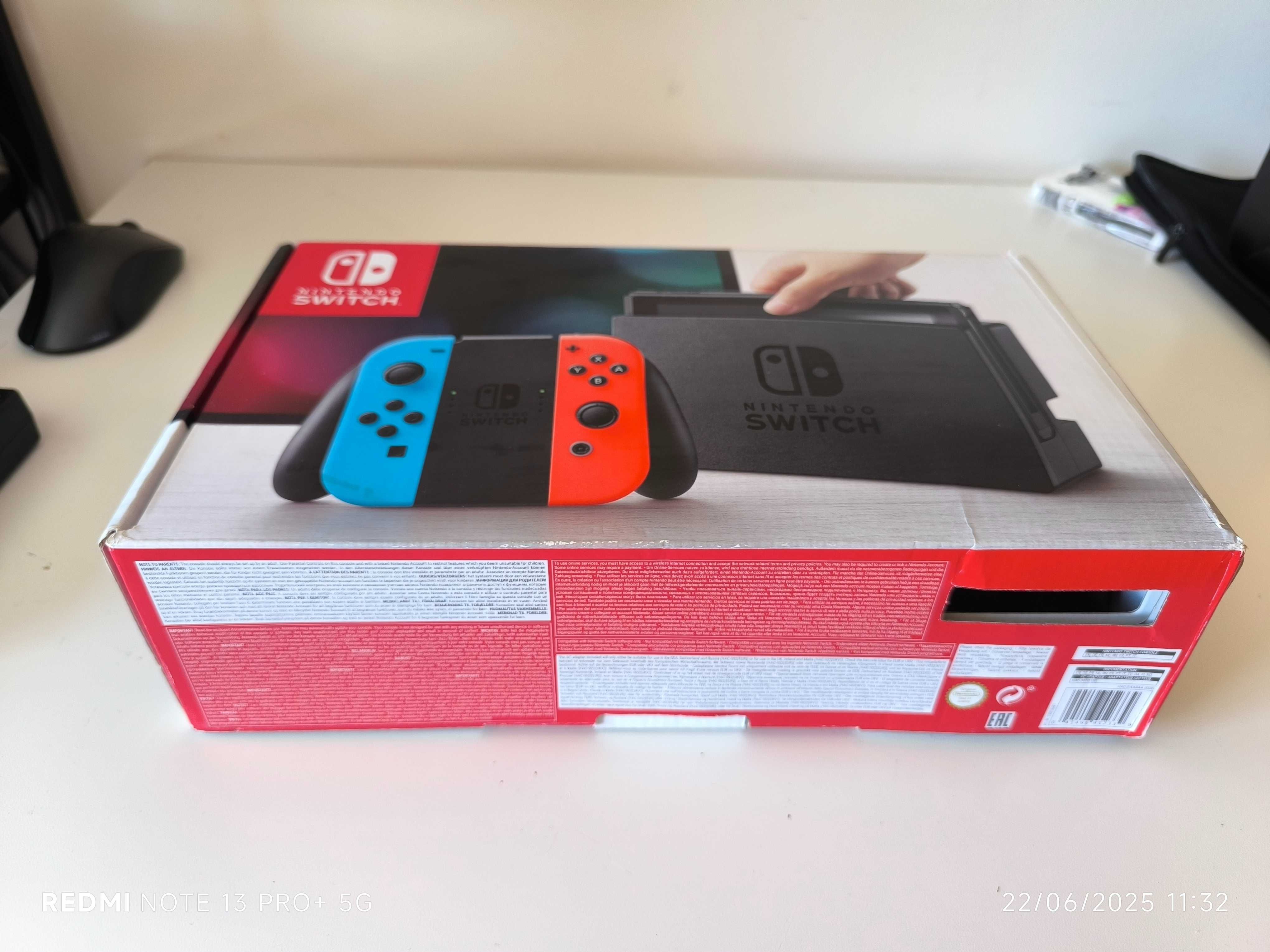 Nintendo Switch – Usada como Nova + 5 Jogos!