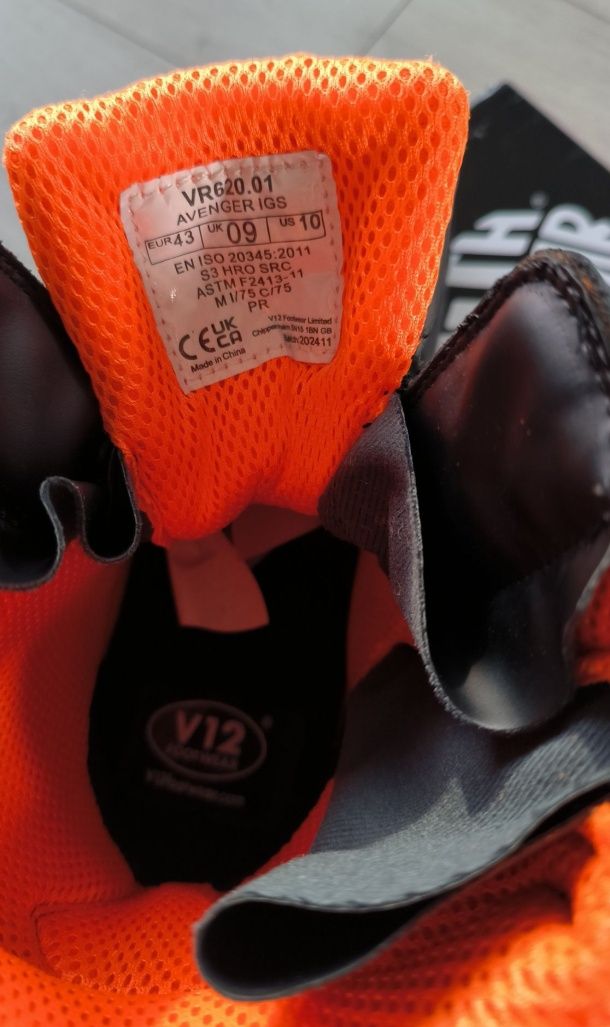 Buty robocze V12 r.43