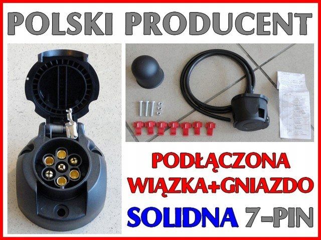 Wiązka 7-pin do hak holowniczy Chevrolet Captiva do ZACZEPU KULOWEGO