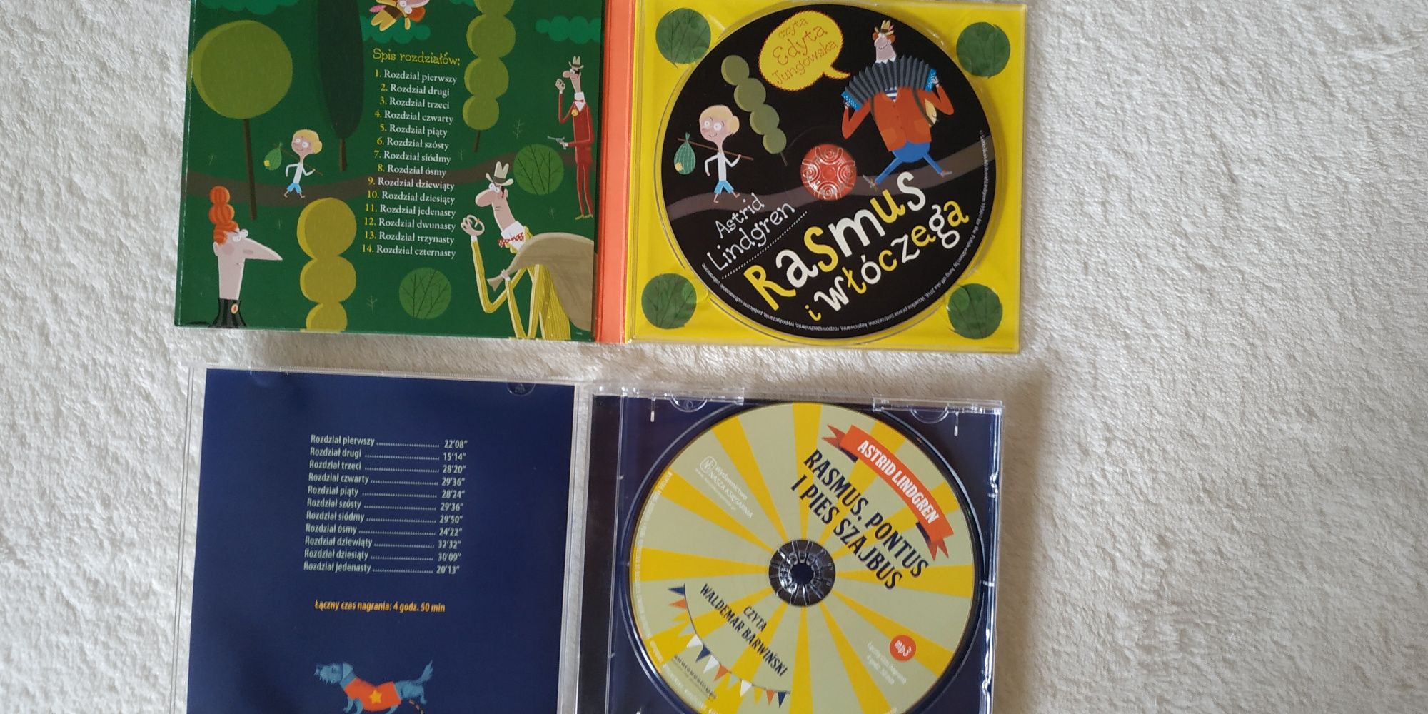 Książka i 2 Audiobooki Astrid Lindgren Rasmus i włóczęga