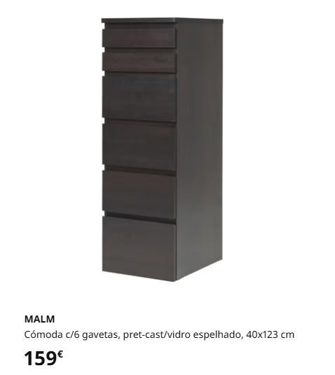Camiseiro Malm IKEA