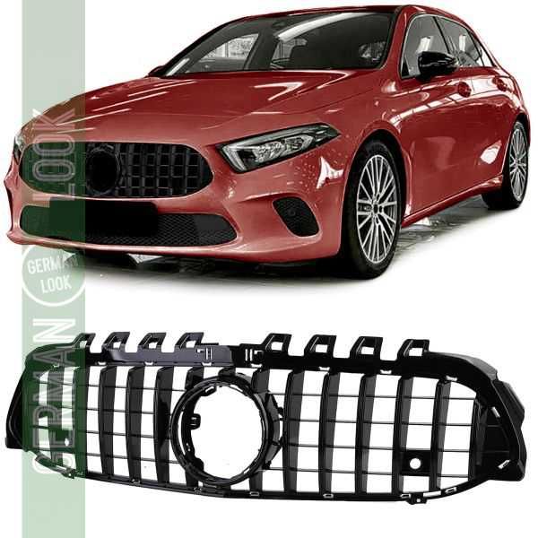 Grelha preta brilhante Mercedes Classe A W177/V177 a partir 18