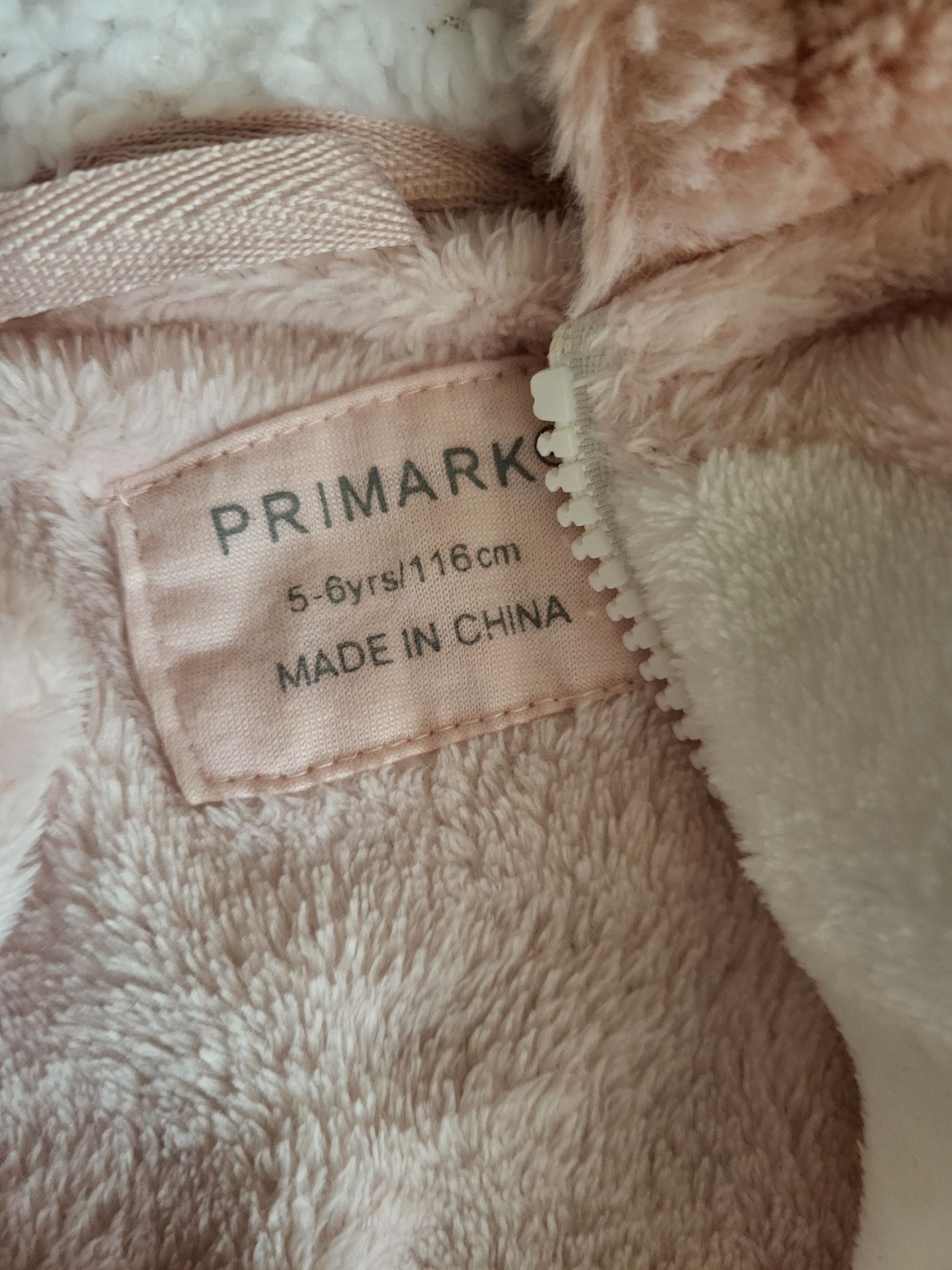 Ideał onesie kombinezon kugurumi 116 Primark różowy królik przebranie