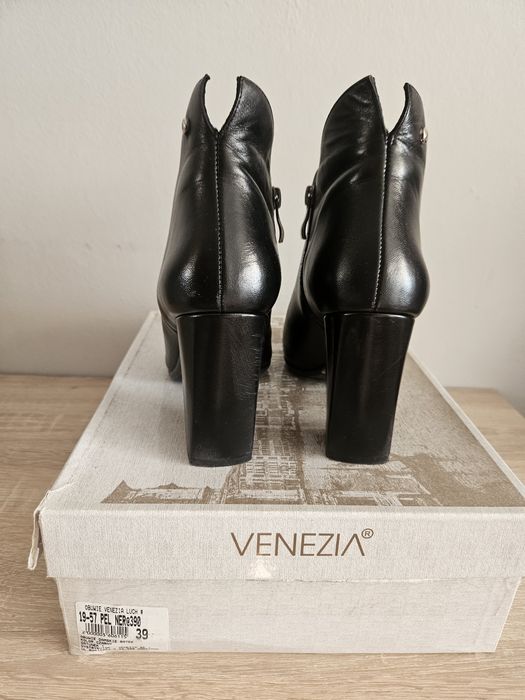 Botki skórzane Venezia rozm.39