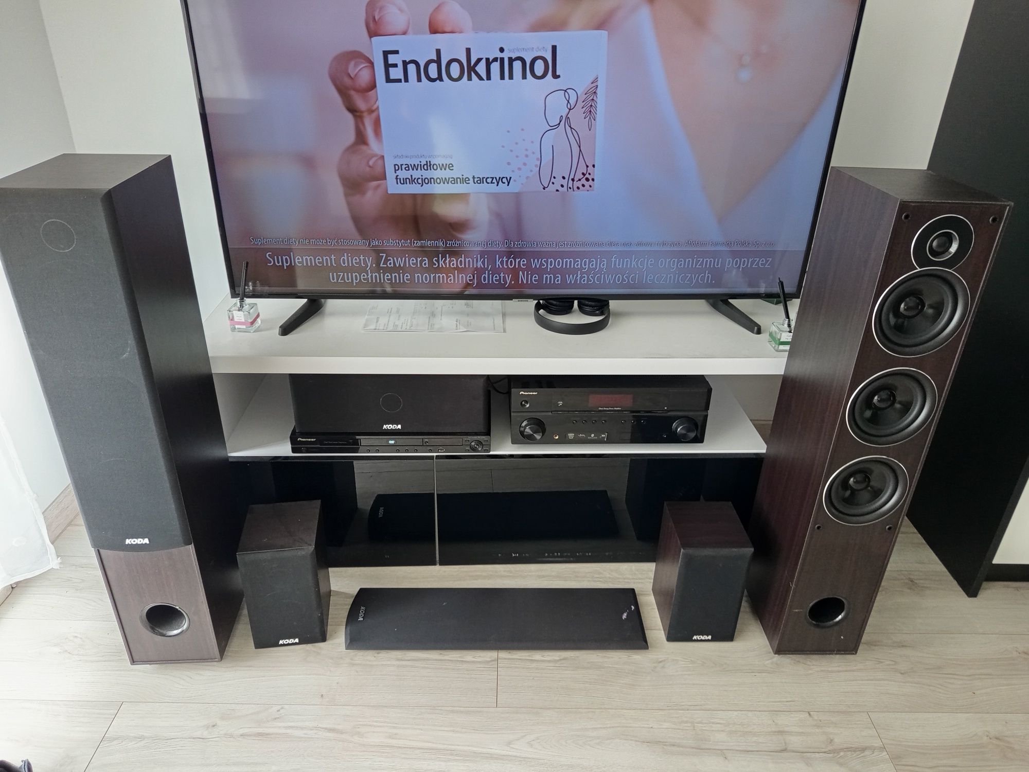Kino domowe Koda wzmacniacz Pioneer DVD