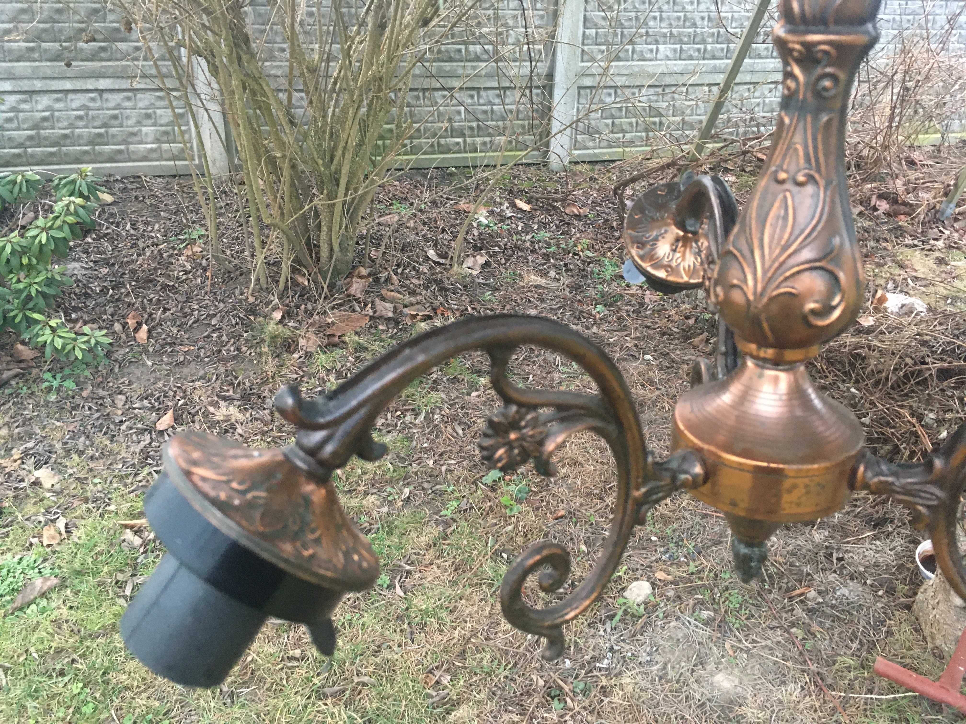 Żyrandol  metalowy trójramienny