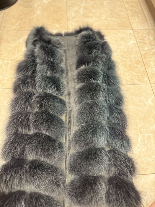 Жилетка з песця натуральна