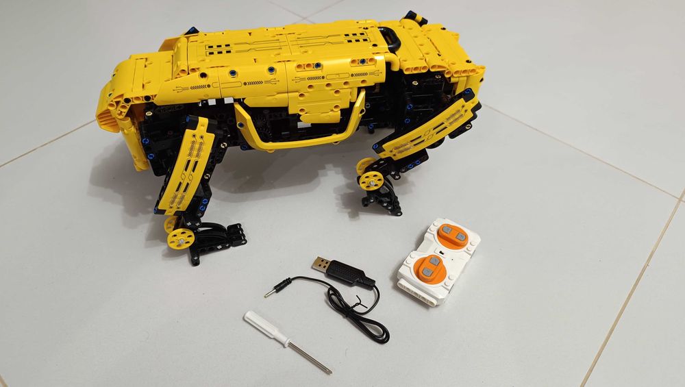 Zdalnie sterowany model robota psa Mould King Technic 15075