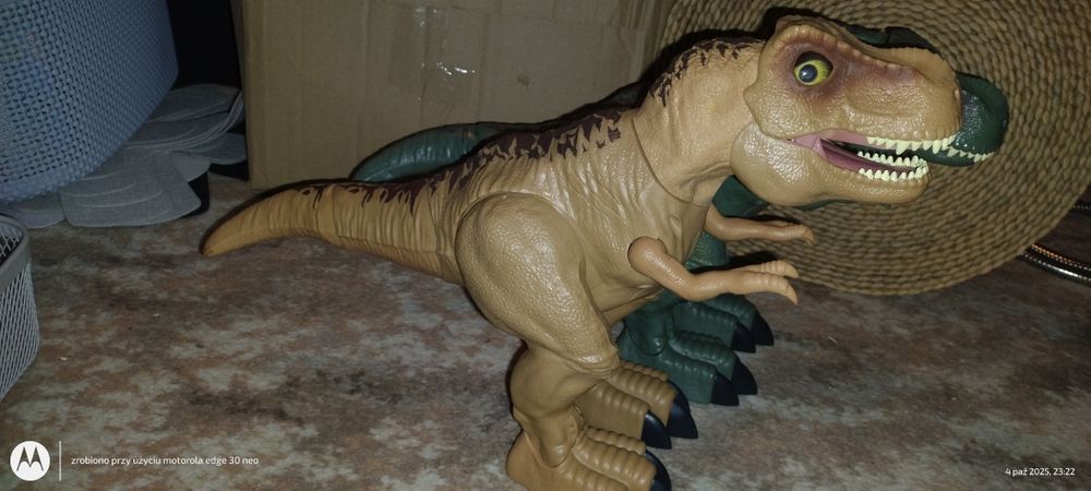 Dwa interaktywne dinozaury