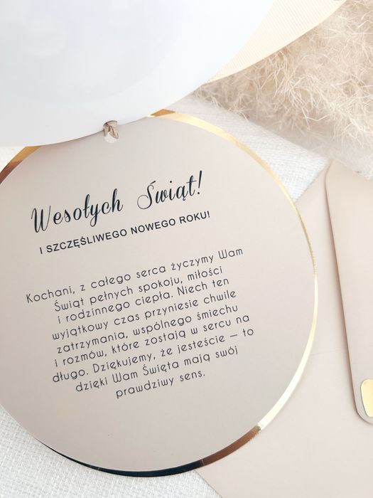 Kartki świąteczne bożonarodzeniowe dla firmy dla bliskich