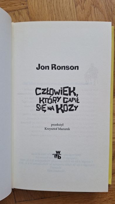 Człowiek, który gapił się na kozy Jon Ronson