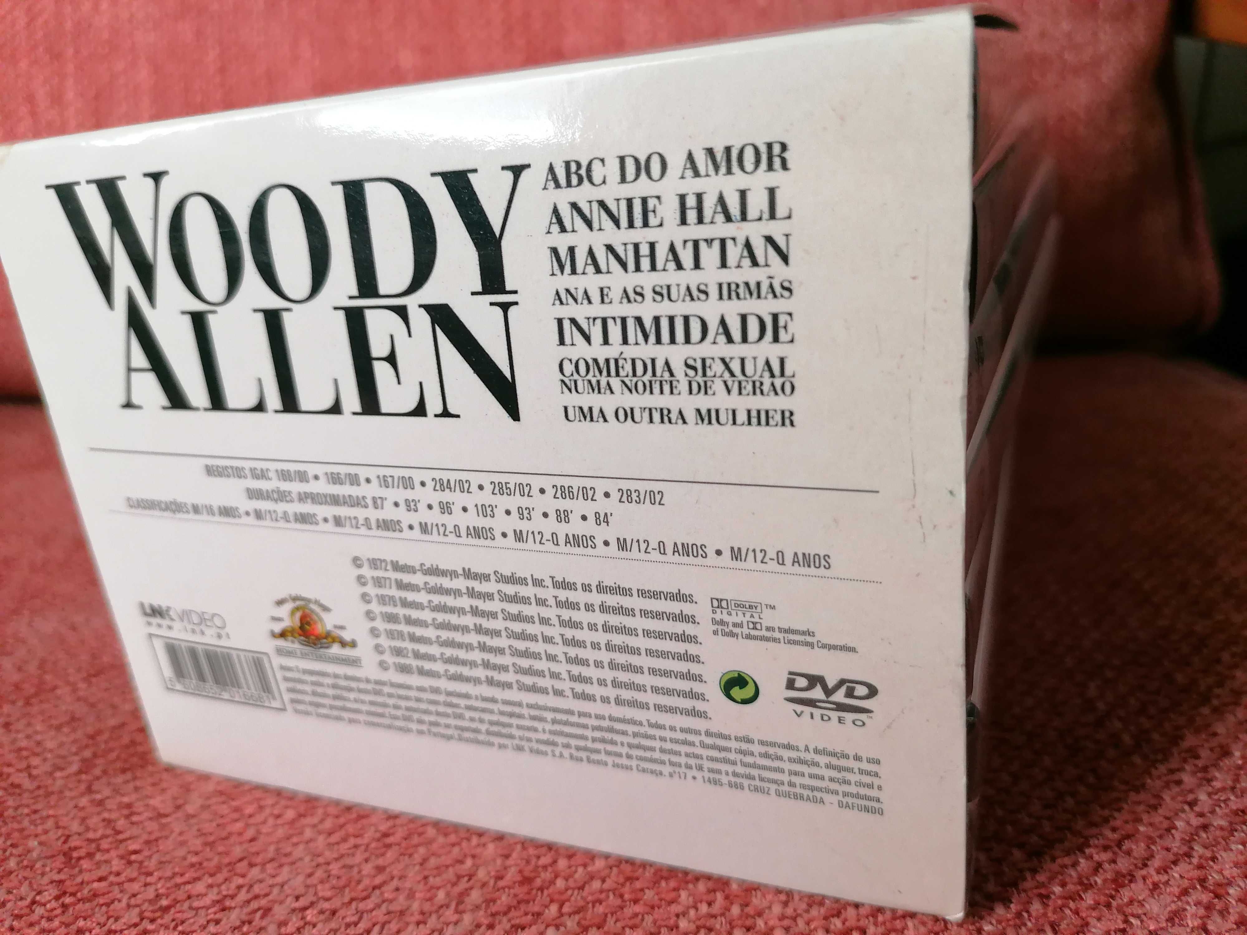 Dvd - Woody Allen - caixa com 7 filmes