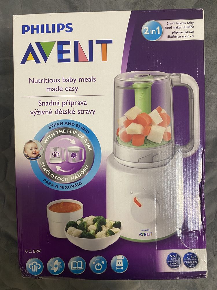 Пароварка-блендер Philips AVENT SCF870/20