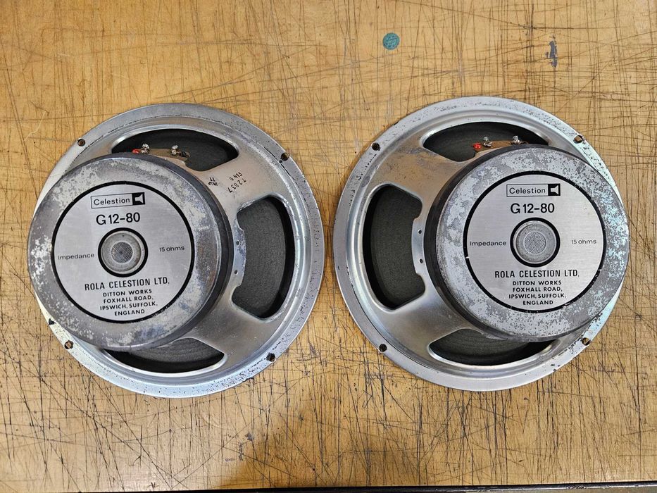 Głośniki gitarowe Celestion G12-80 England unikat