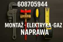 Elektryka-Hydraulika-Gaz-Montaż-Naprawa-24/7