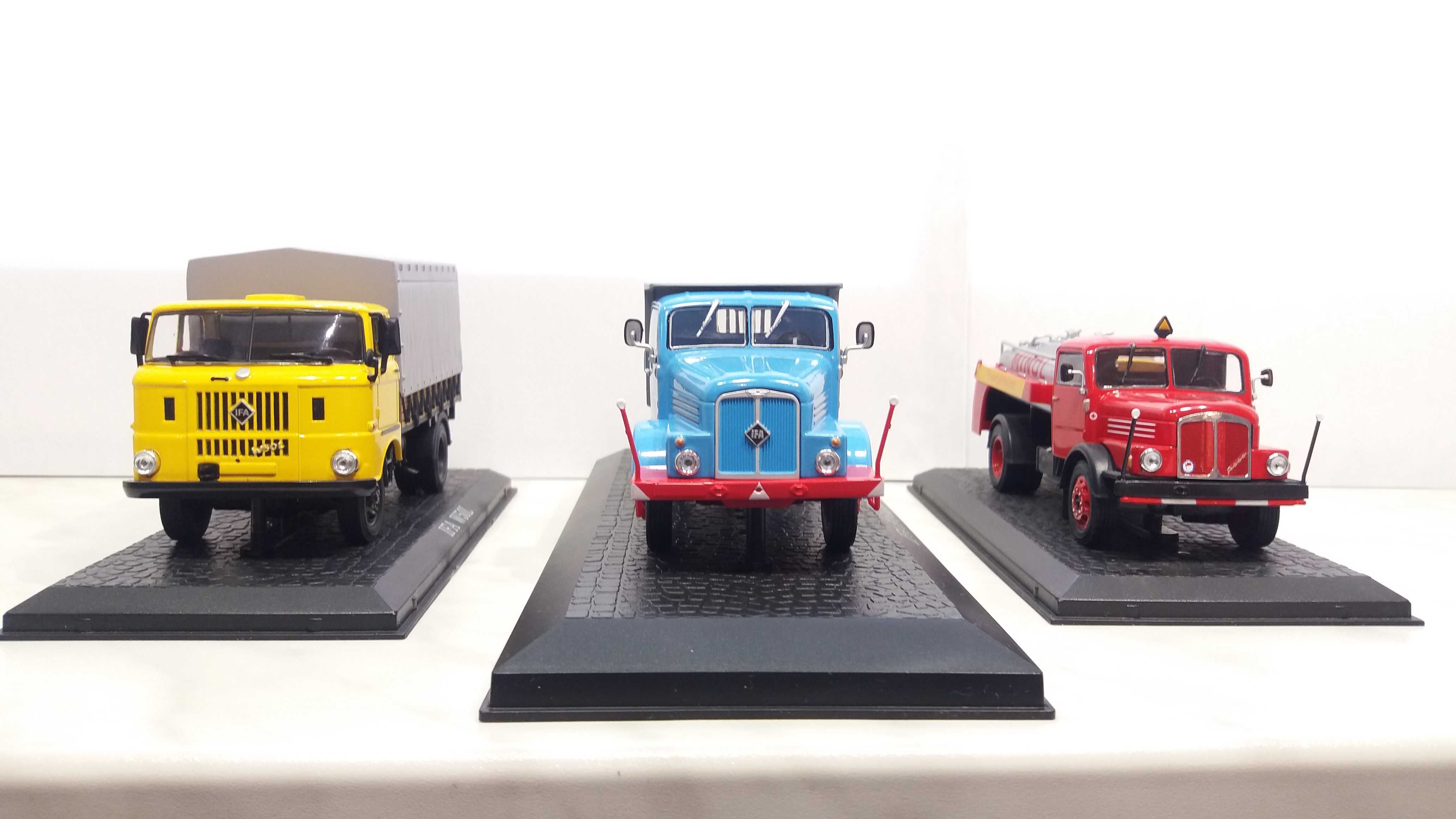 IFA W50L /H 6 Kipper /S 4000-1 SW Minol Kultowe Ciężarówki Skala 1/43