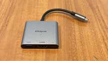 Adaptador USB-C Hub 3 em 1