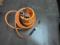 Maçarico com Garrafa portátil , capacidade 5,9 kg