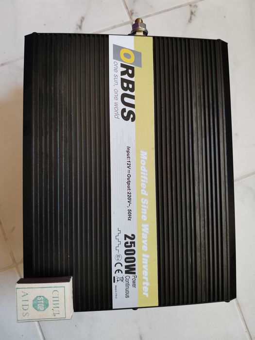 Інвертор ORBUS ORMS2500 справжніх чесних 2500 Вт 12 В 220 В новий