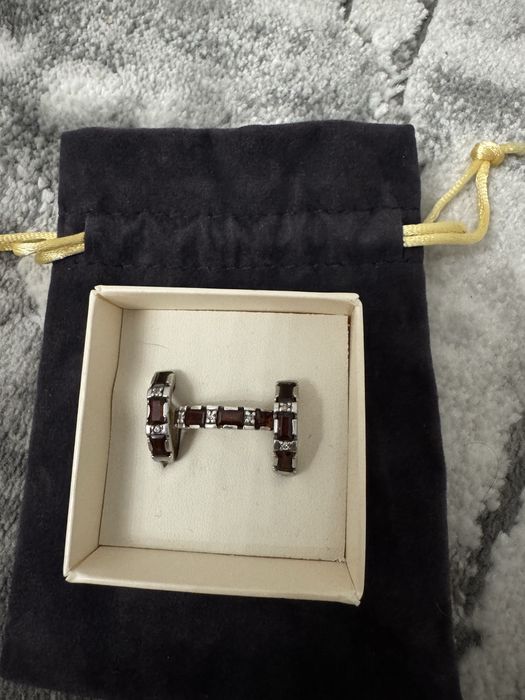 Набір срібро з гранатом