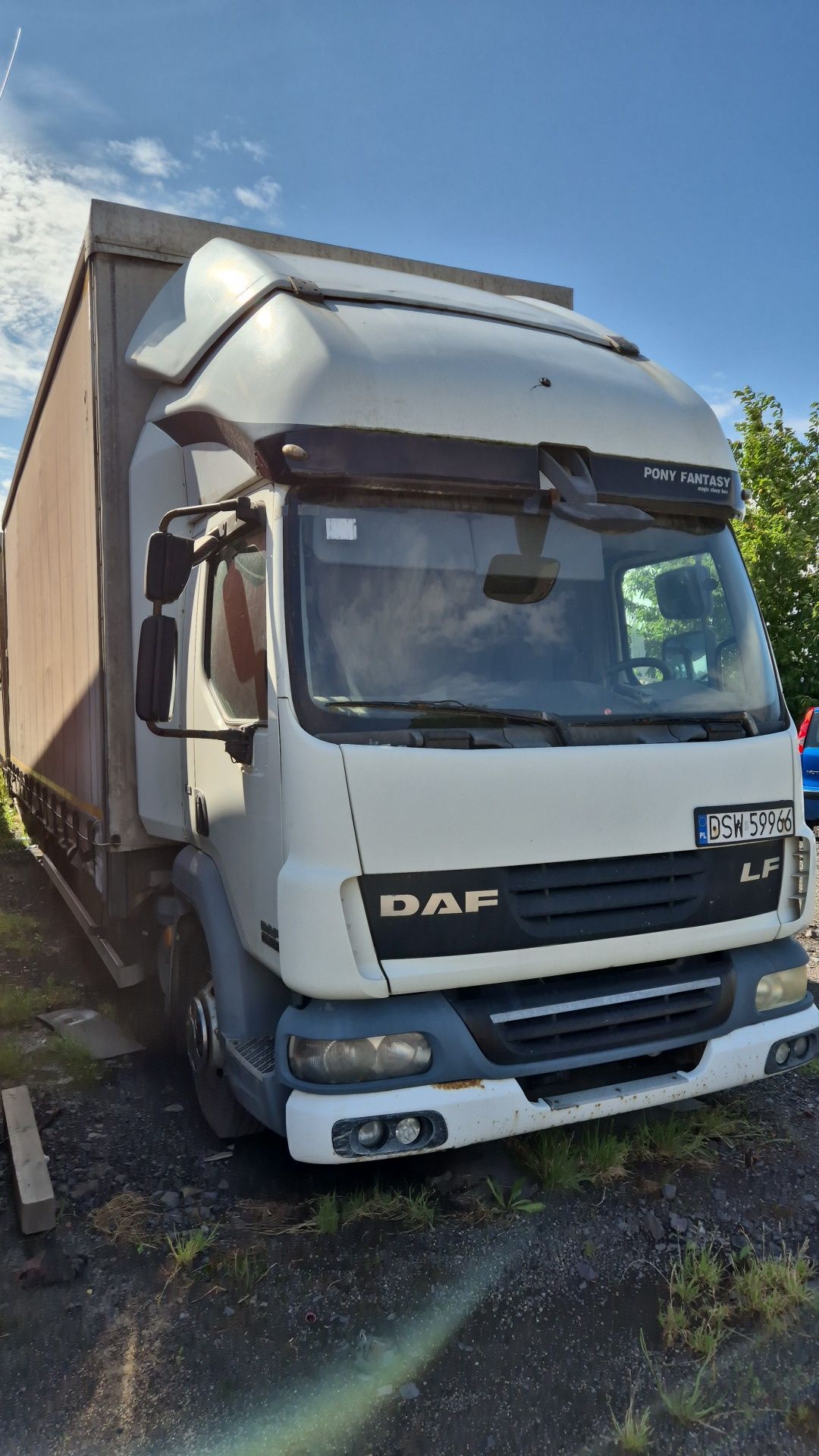 Daf lf 45 ciągnik, zestaw man tgl 8.250