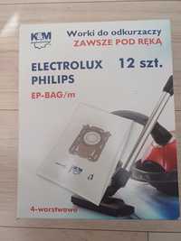Wordki do odkurzaczy Electrolux Philips Ep-Bag/m 24szt