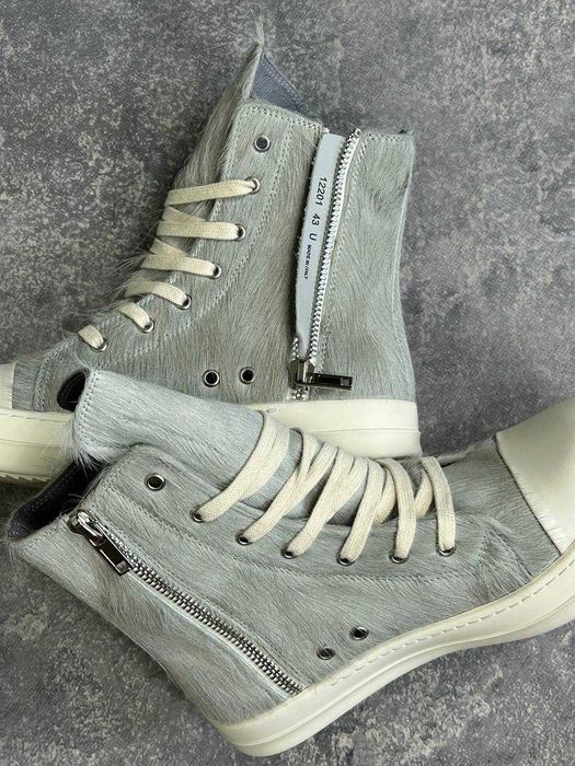 Кеди Rick Owens DRKSHDW laces sneakers ramones geobasket кеды 43 42 40