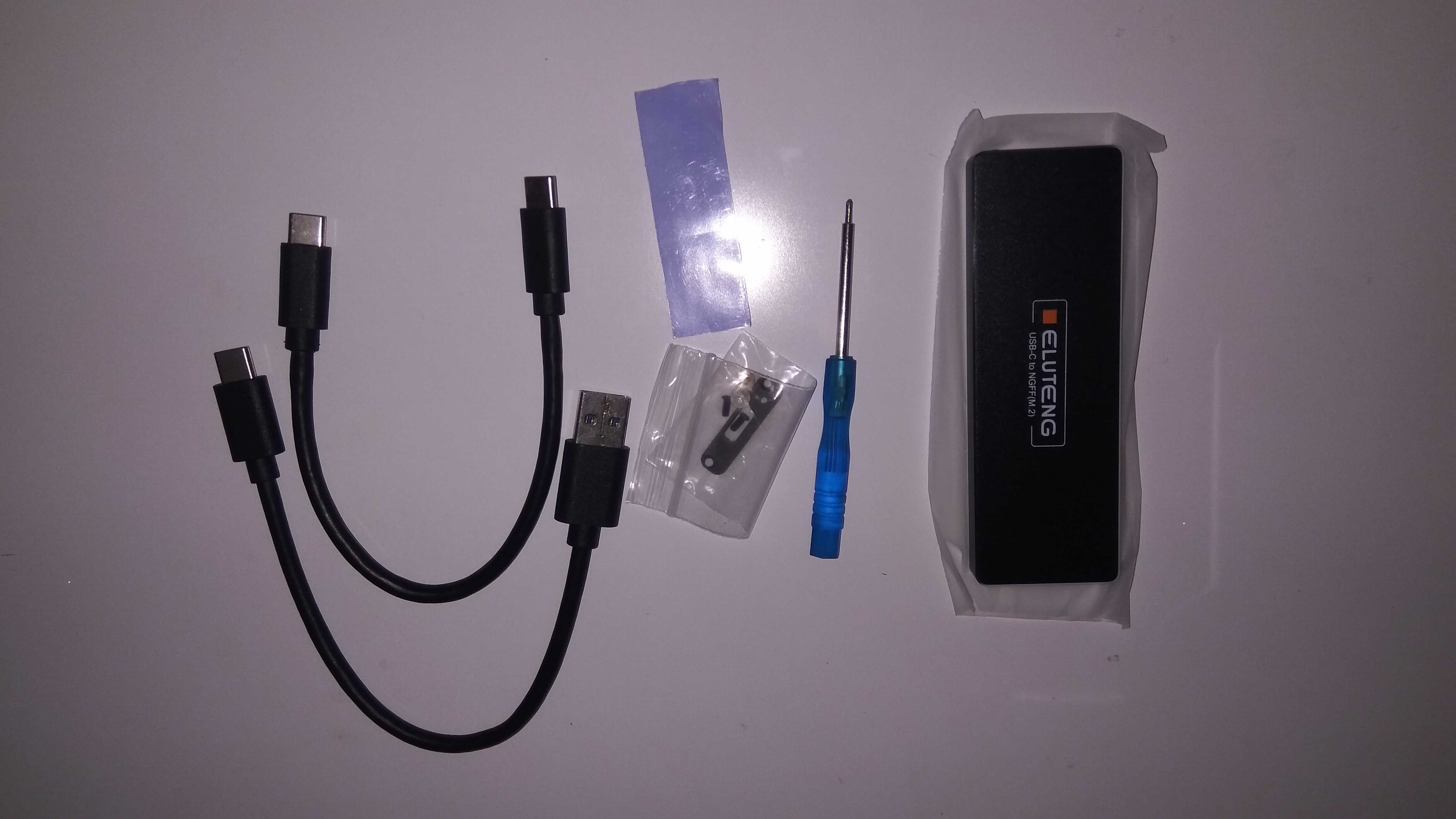 Корпус ELUTENG для M.2 NGFF SSD USB-C 3.1 (B/B+M) (2280–2230)