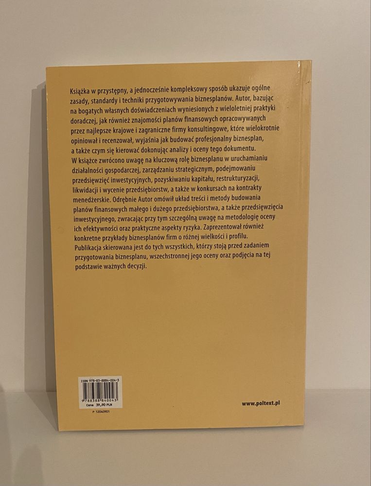 Książka „Biznesplan. Zastosowania i przyklady” - Zbigniew Pawlak
