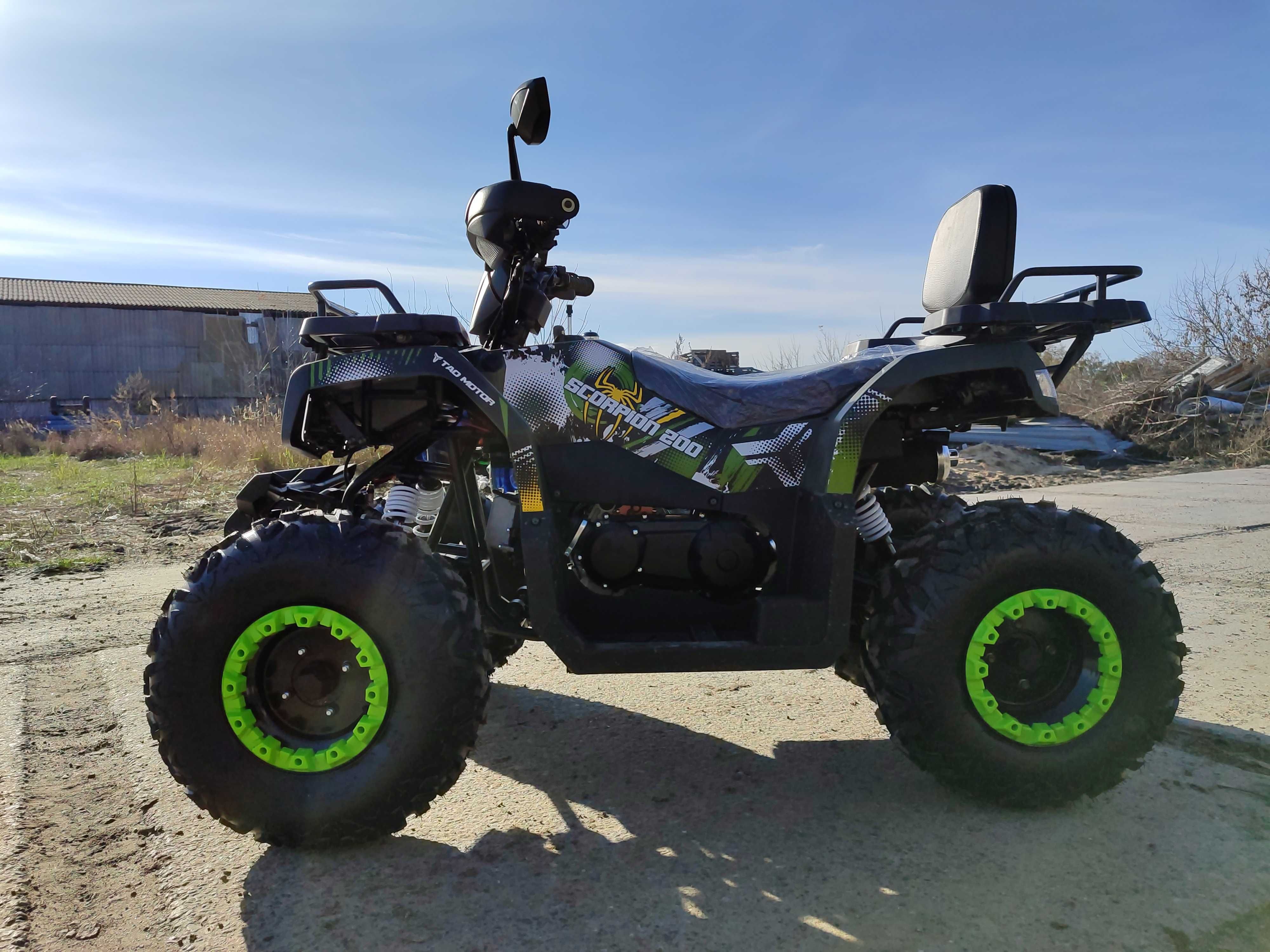 Квадроцикл Comman Scorpion 200cc делаем доставку к дверям