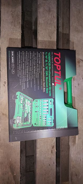 Набір інструменту 1/4" і 1/2" 108 одиниць GCAI108R TOPTUL