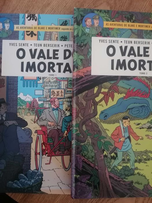 Vale dos imortais 1 e 2 Blake e Mortimer