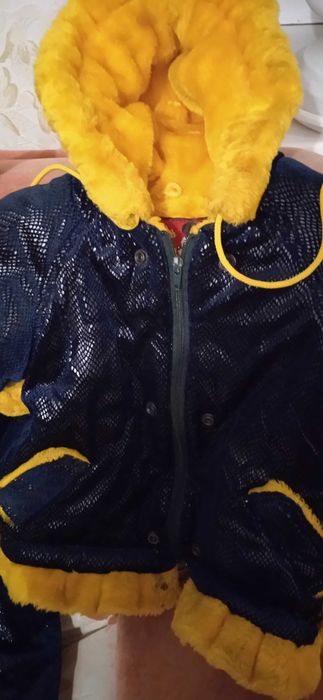Теплий комбінезон та куртка/2-3 роки