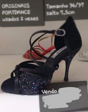 Sapatos Dança 35/36/37 (7,5cm a 8,5 cm de salto)