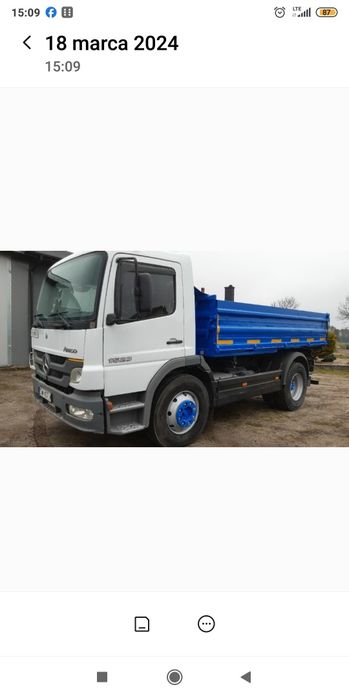 Transport wywrotka kruszywa ziemia piasek tłuczeń żwir grys