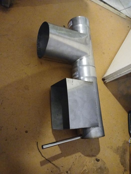 Wkład kominowy f130 10m nowy drzwiczki skraplacz.