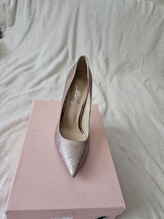 Туфлі MiaMay золоті з рожевим