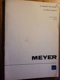 Nuty K.Meyer III kwartet smyczkowy /partytura/ 1975 PWM