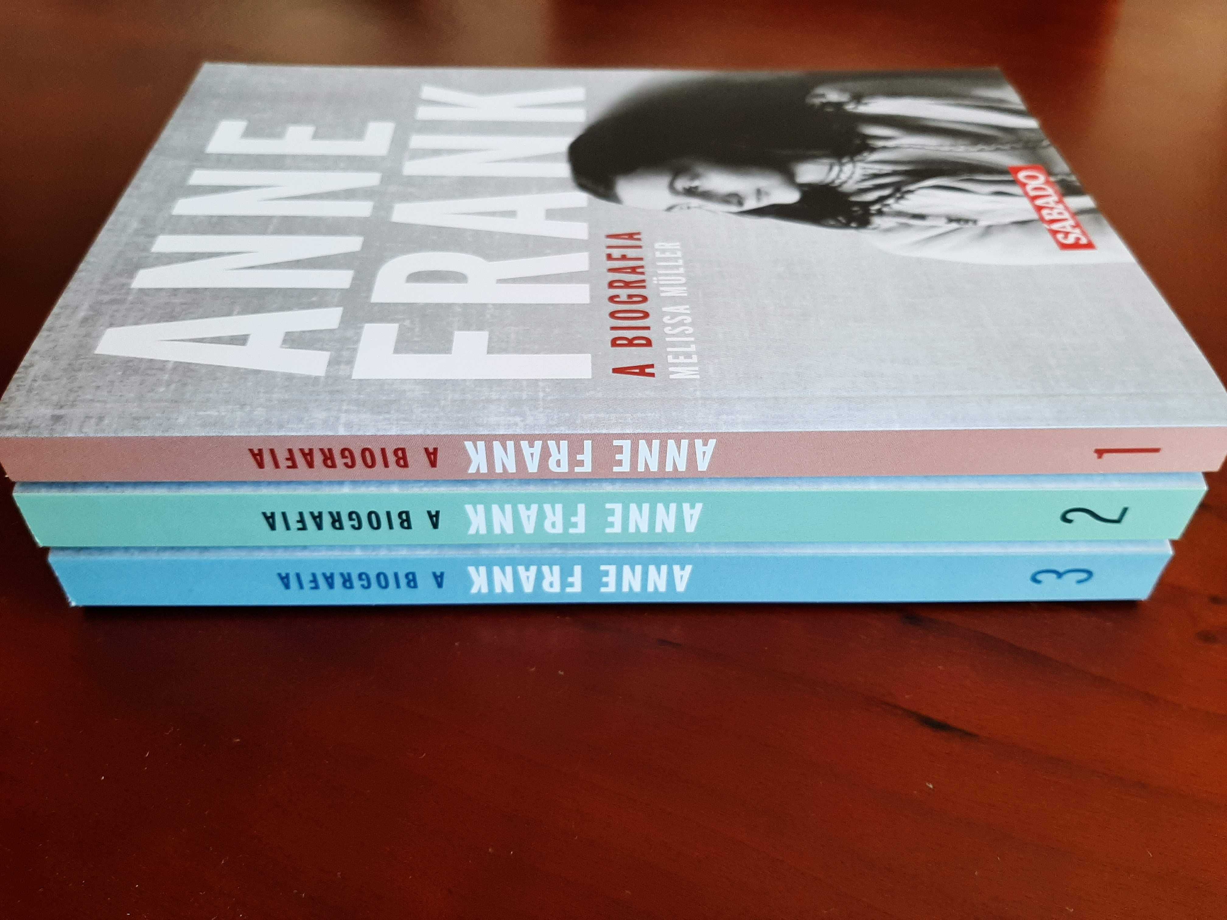 Anne Frank  - A biografia - Melissa Müller - 3 volumes