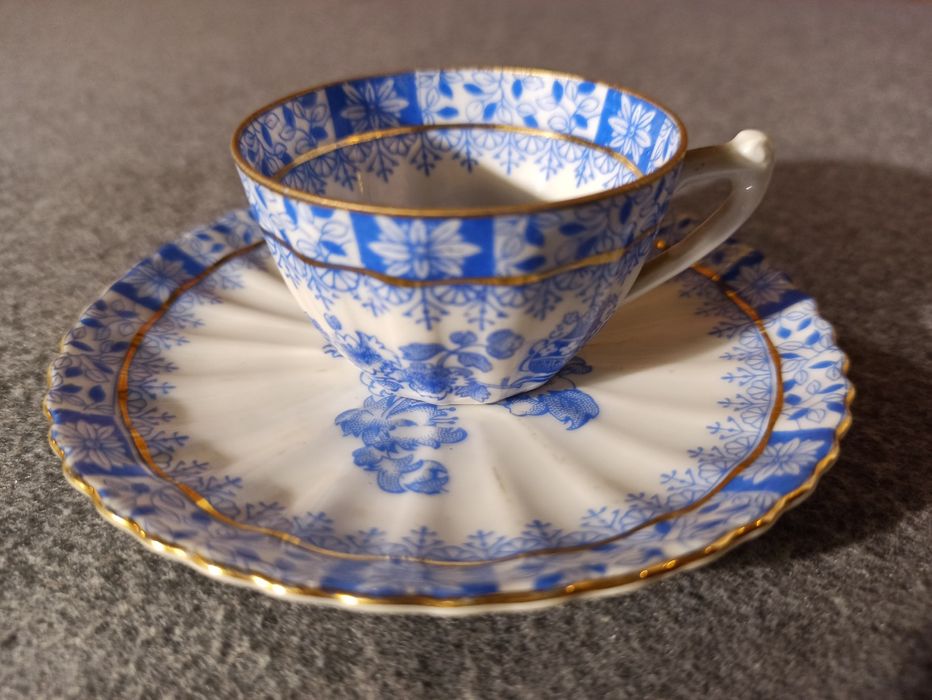Porcelana ASKANIA China Blau Filiżanka do Mokka Kolekcjonerska