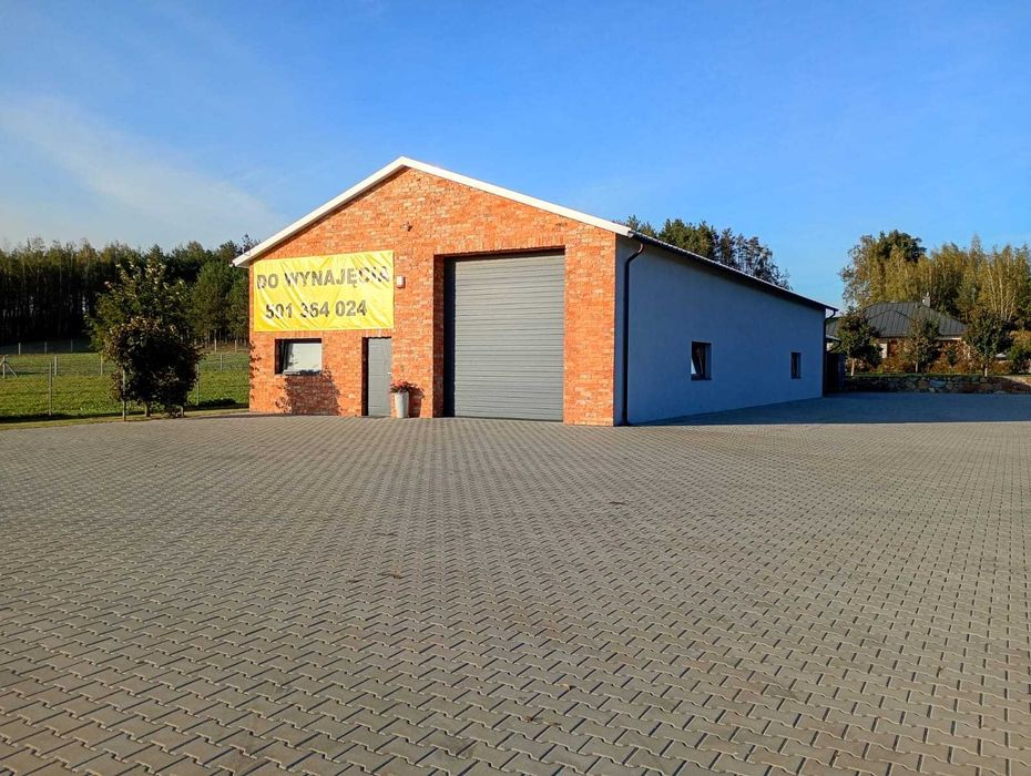 Magazyn 250m² + plac 800m², przy S8 między Rawą Maz. a Białą Rawską